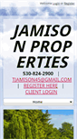 Mobile Screenshot of jamisonproperties.net